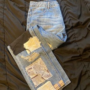 Blue Jeans w/Patches